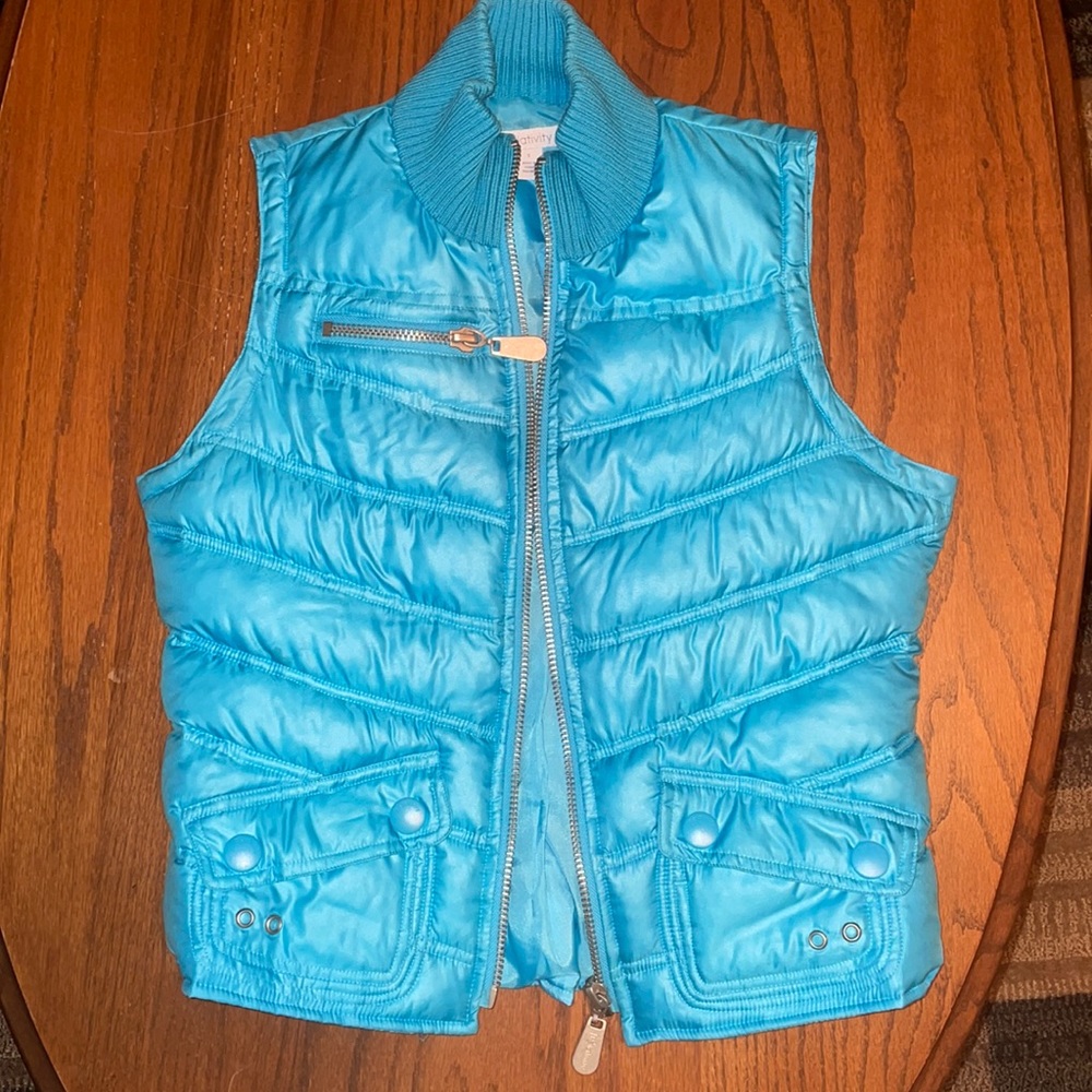 Teal vest